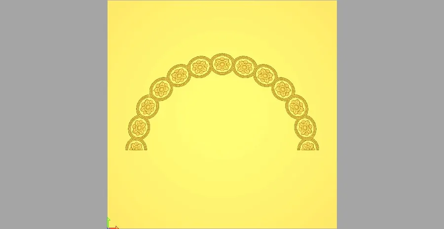 گلدار طلایی