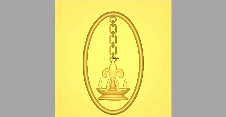گلدن چندرال با نور