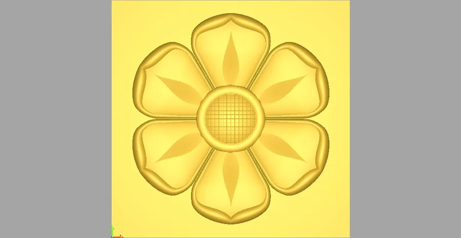 گل طلا هندسی