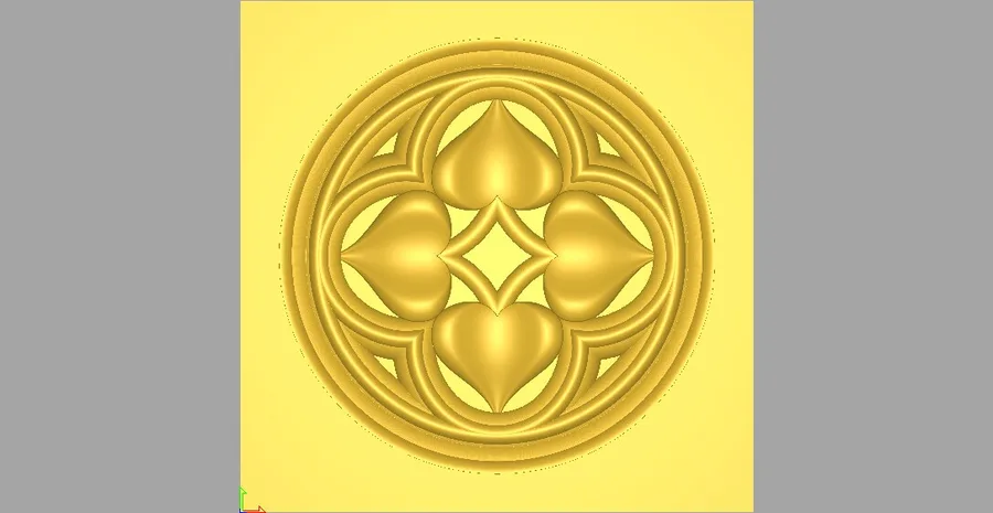 نماد قلب در دایره