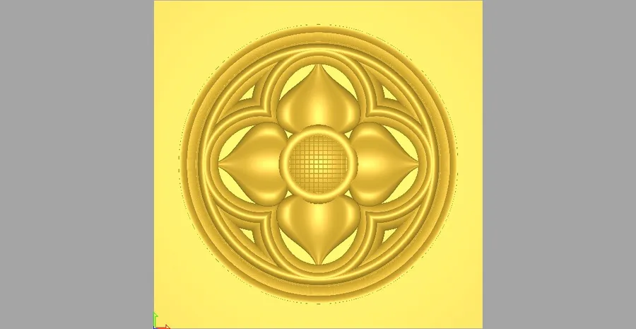 طرح برش گلدار هندسی