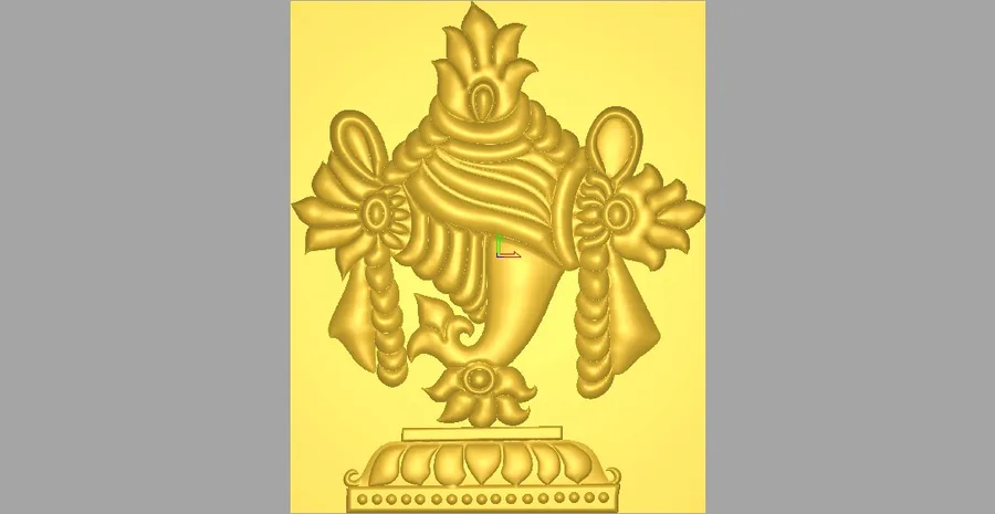 گلدان زینتی گلی