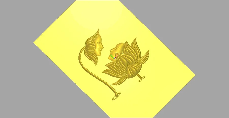 دایموند طلایی گلدار