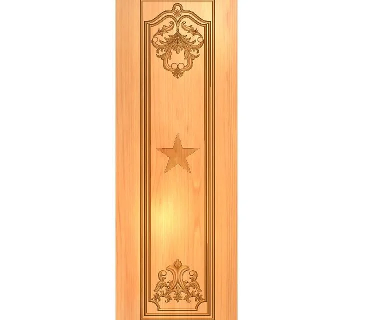 دروازه چوبی ستاره تزئینی