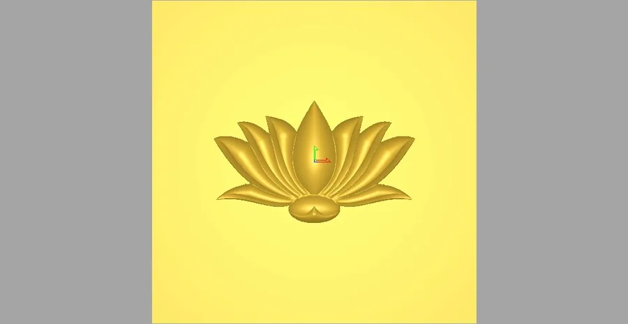 طراحی آرم گل نیلوفر طلایی