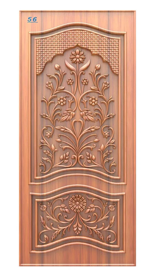 دروازه چوبی گلدار