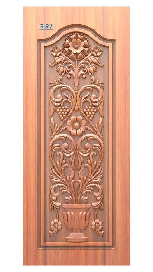 طراحی دره‌بازک چوبی گلی