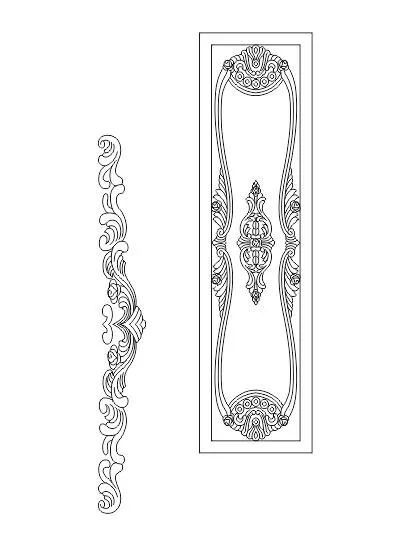 پنجره درب گلدار