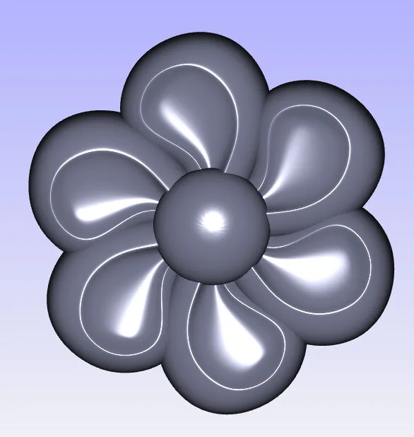 گل مدرن فلزی