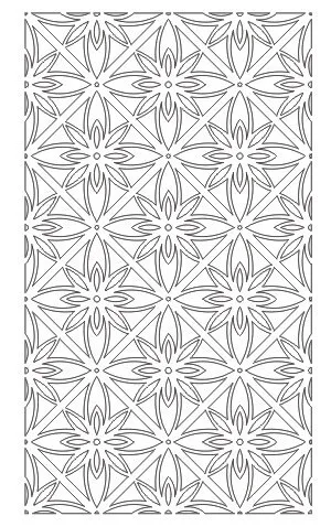 نمودار هندسی با طرح گل