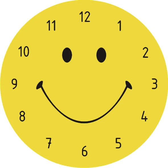 چهره ساعت شاد