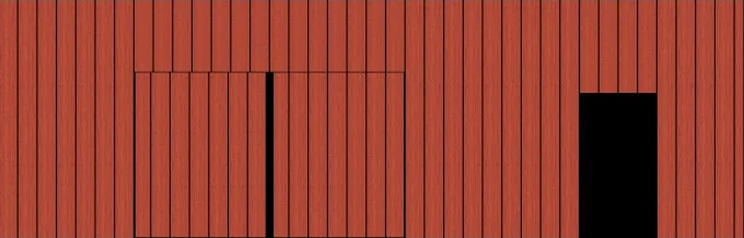 طراحی درب و پنجره قرمز