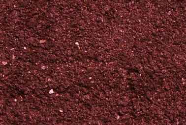 نمای نزدیک از خاک قرمز