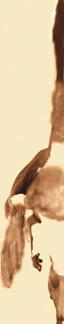 نقاشی ابریشم انتزاعی
