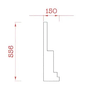 طراحی پله‌دار بلند