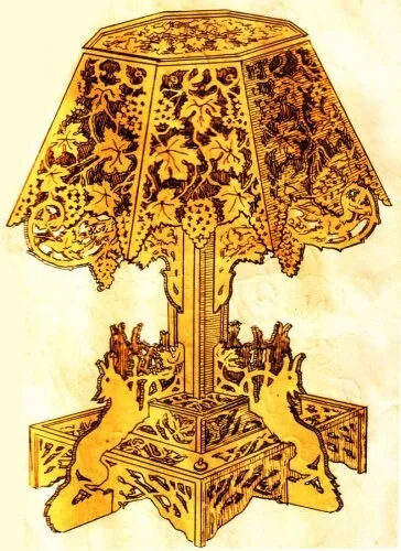 شمع طلایی انگور