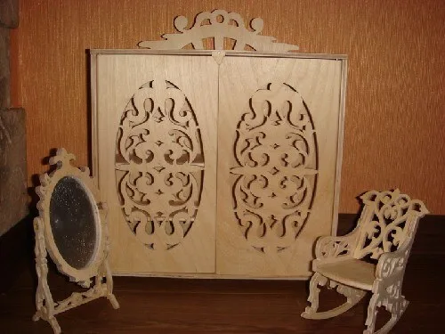 مدل مبلمان چوبی تزئینی
