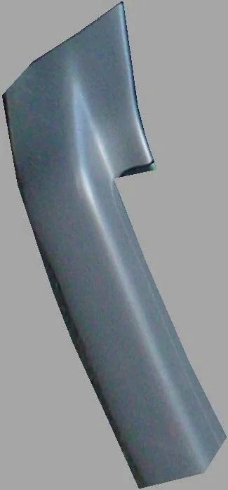 طراحی شکل منحنی فلزی