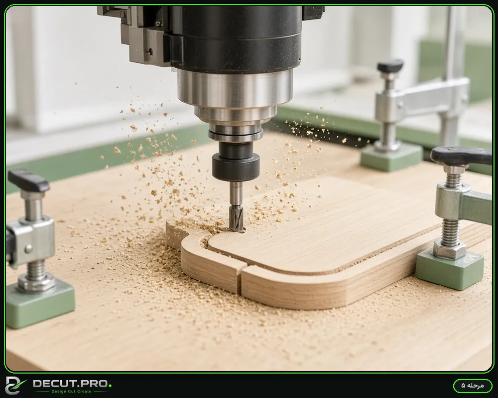 اولین قطعه با CNC