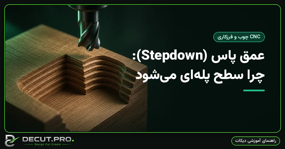 عمق پاس (Stepdown): چرا سطح پله‌ای می‌شود