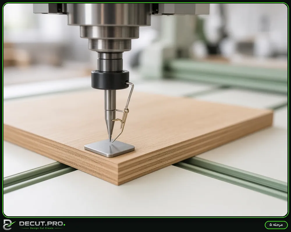صفر X/Y و Z را بگیر — اولین قطعه با CNC